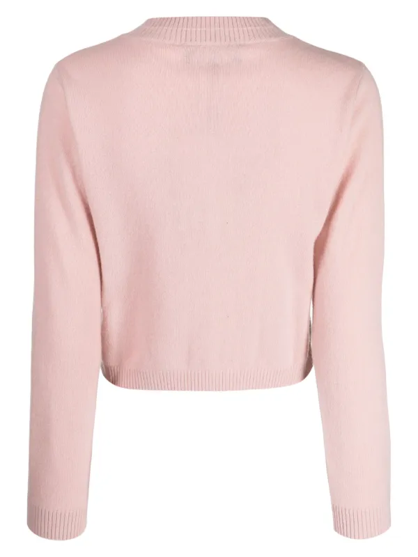 Paule Ka button up Cashmere Cardigan Pink FARFETCH CA