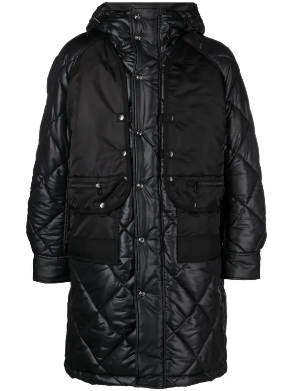 G star utility quilted hooded extra long discount parka