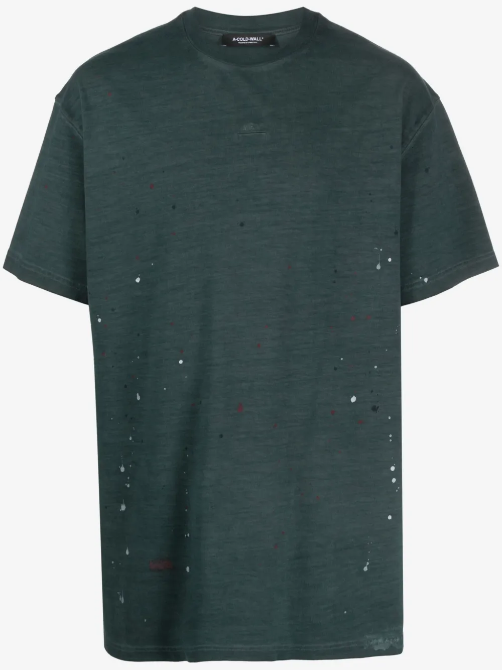 A-COLD-WALL* playera con efecto envejecido | verde | Image 1