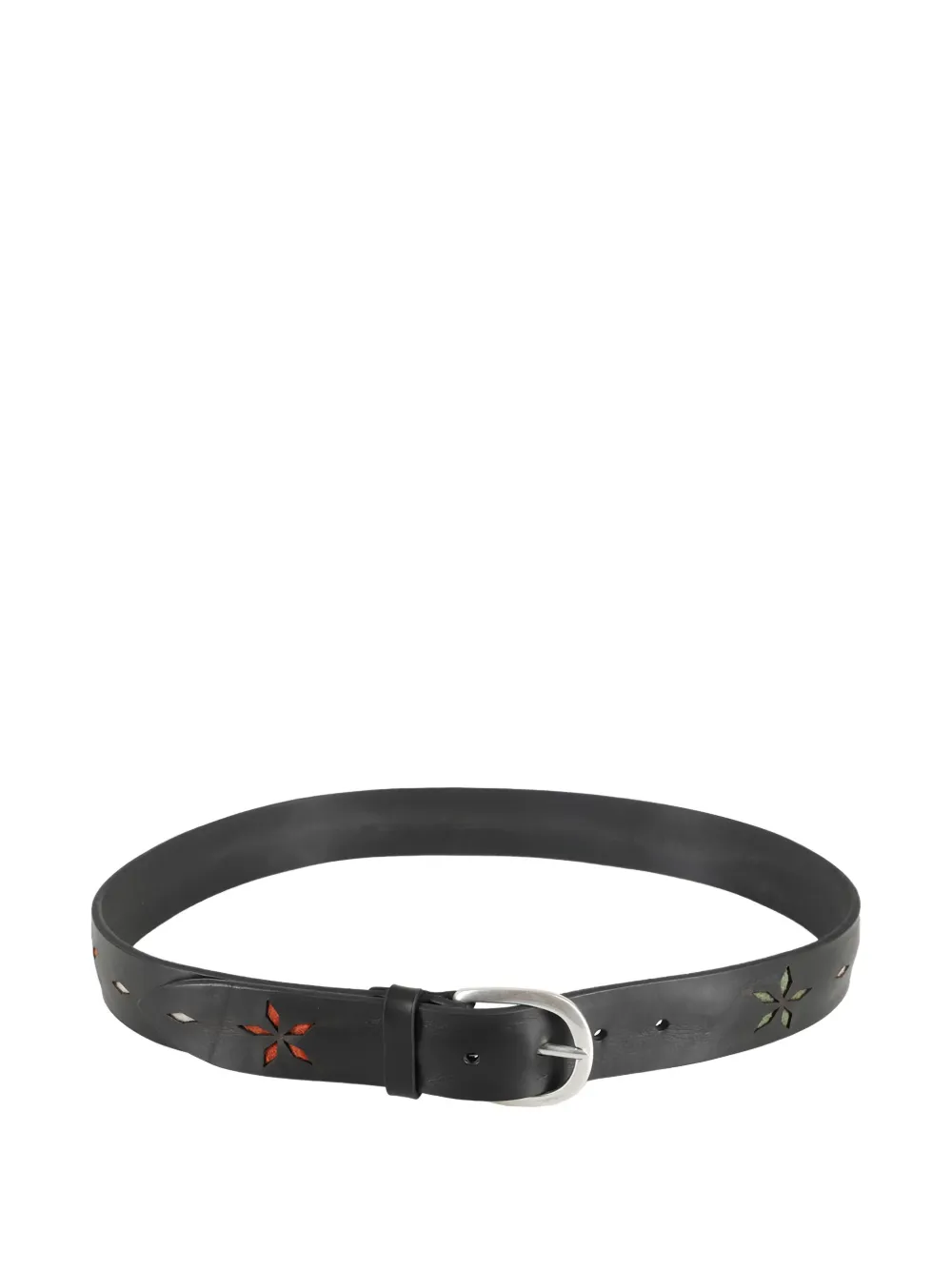 Orciani cut-out belt - Zwart