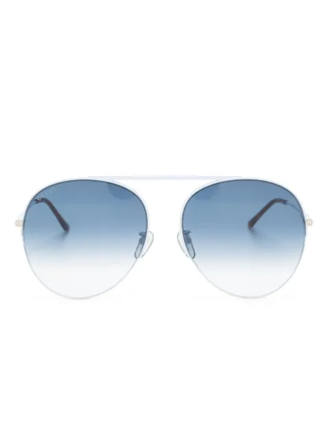 Gucci Eyewear gradient pilot-frame sunglasses