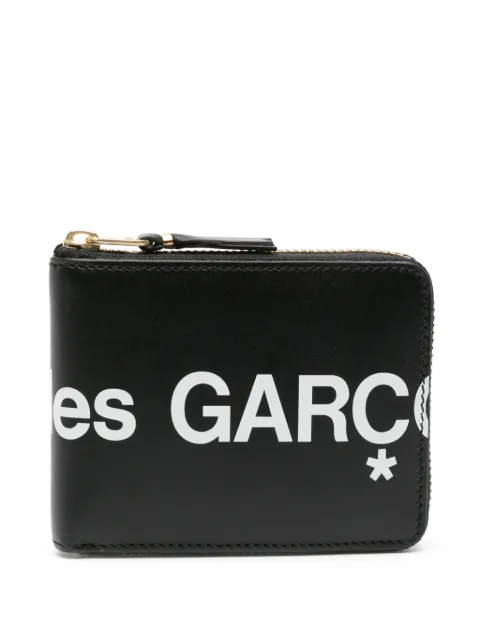 Comme Des Garçons Wallet logo-print leather wallet