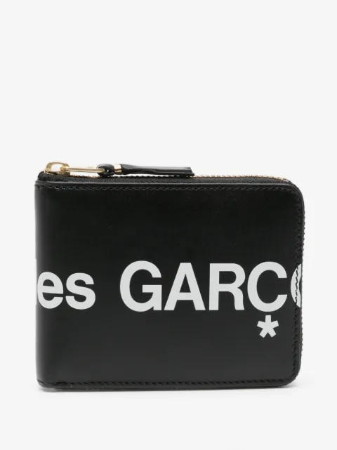 Comme Des Garçons Wallet cartera con logo estampado