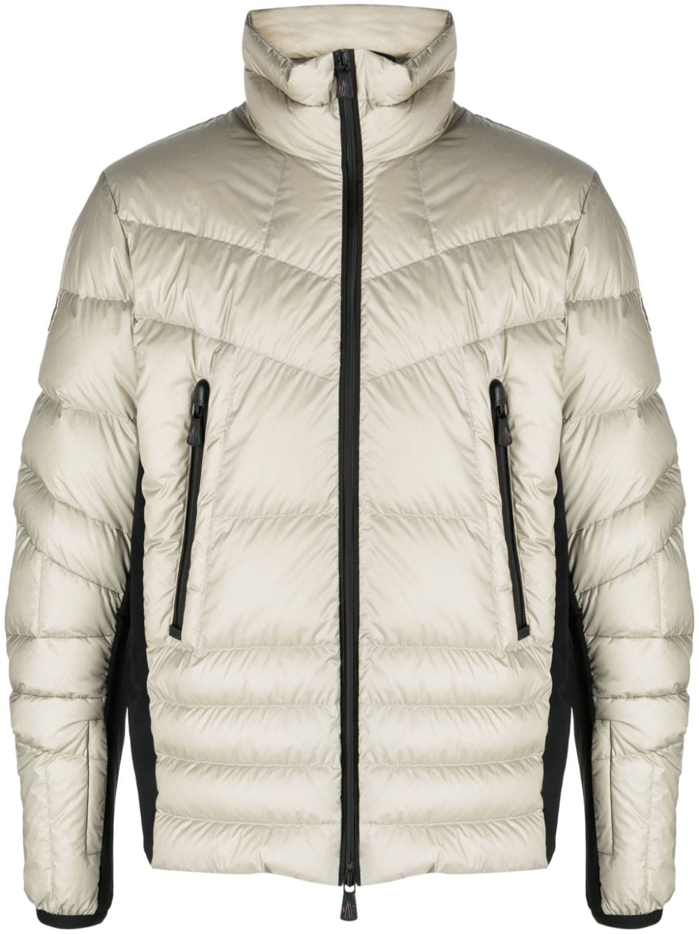 Moncler High-waist Padded Jacket In Green