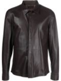 Desa 1972 smooth leather shirt - Purple