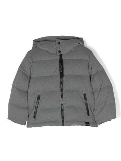 Aspesi Kids padded hooded jacket