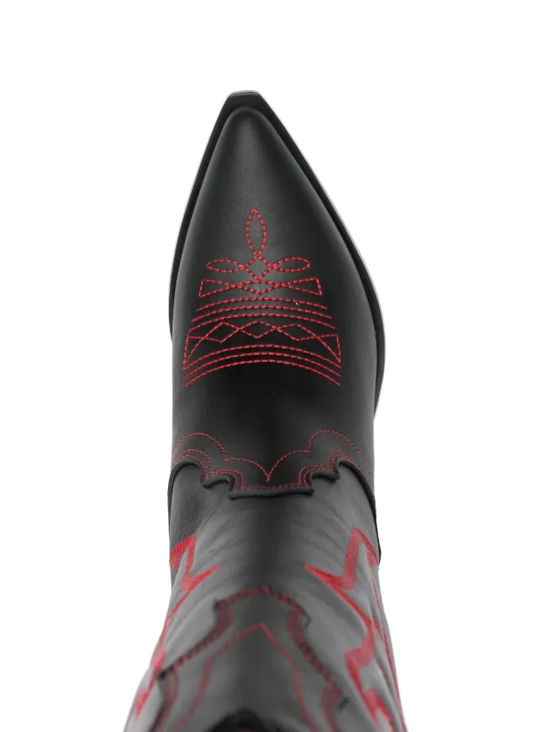 【関税送料込】☆SONORA☆Santa Fe cowboy boots Sonora Santa Fe Leather Cowboy Boots | Black | FARFETCH JO