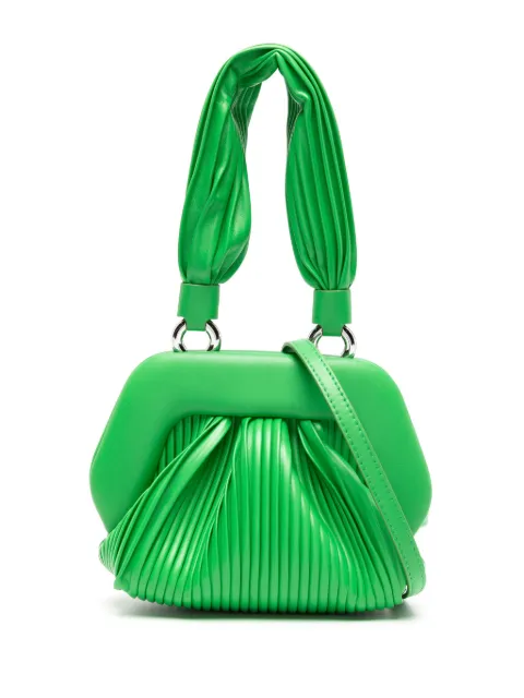 Themoirè Tia plissé-effect shoulder bag