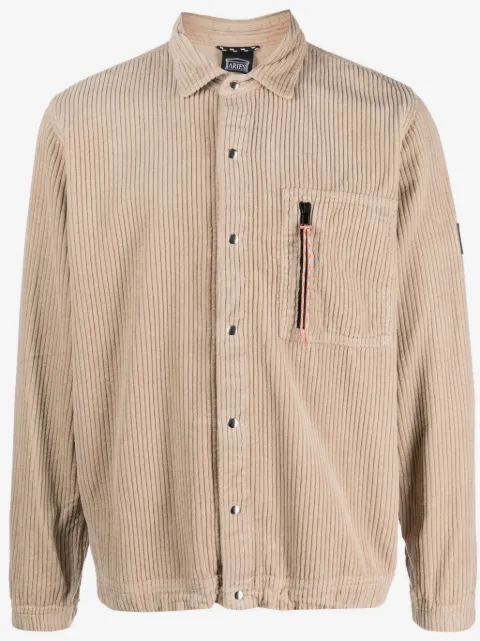 Aries spread-collar corduroy jacket