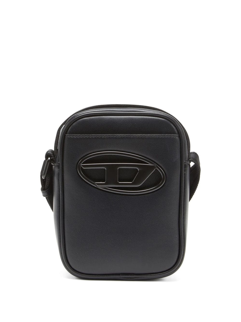 Diesel Holi-d Zipped Messenger Bag In Black