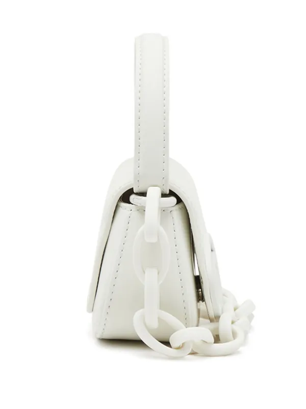 Diesel 1DR XS Leather Tote Bag | White | FARFETCH