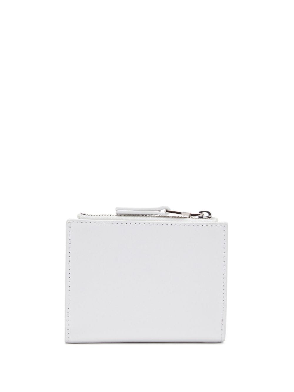 Shop Diesel 1dr Leather Wallet In White