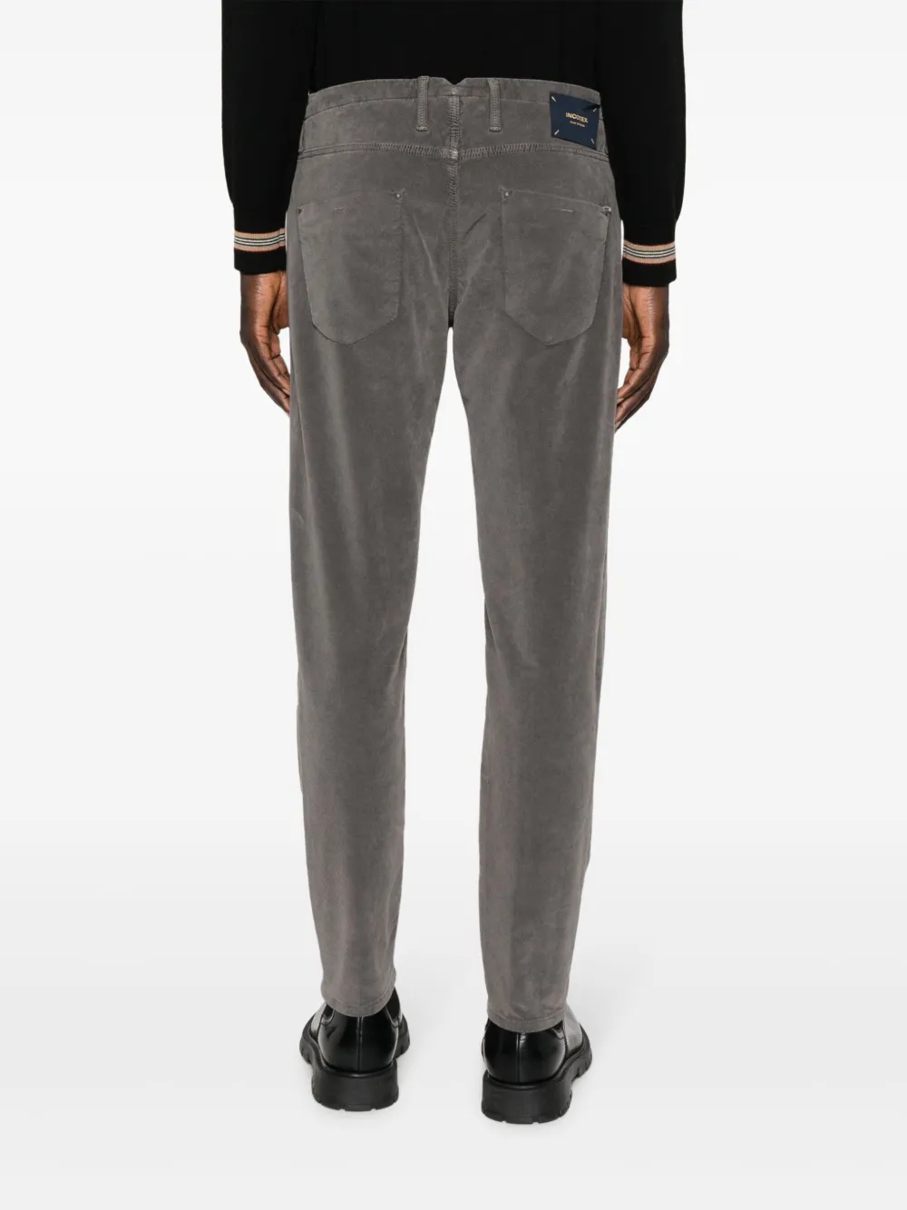 Incotex Wool Trousers In Grey