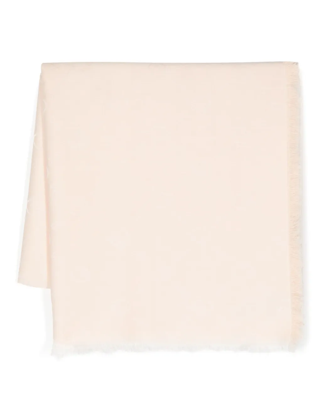 Pinko Fringed-edge Rectangular Scarf In Pink