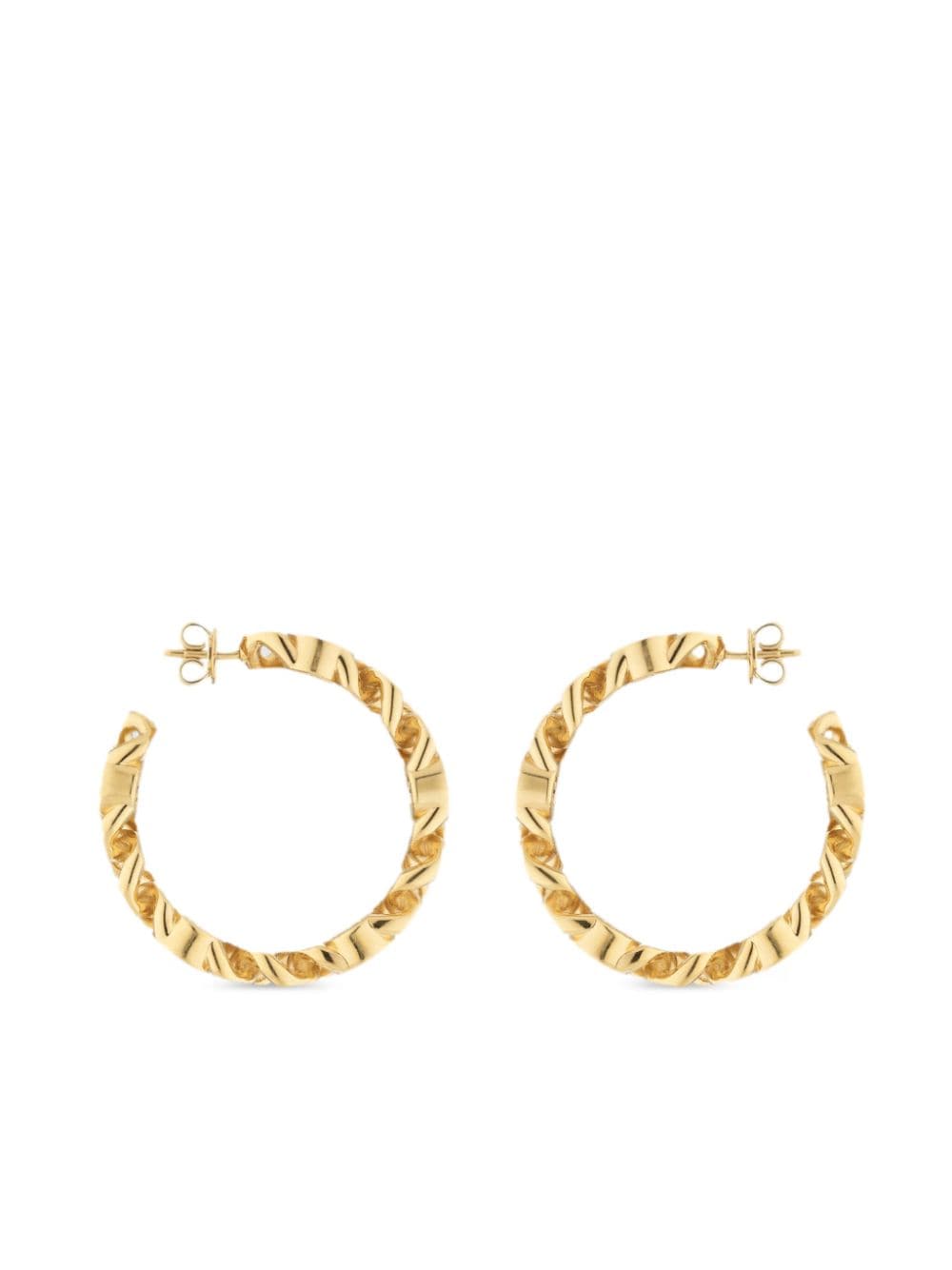 Gucci Interlocking G hoop earrings - Goud