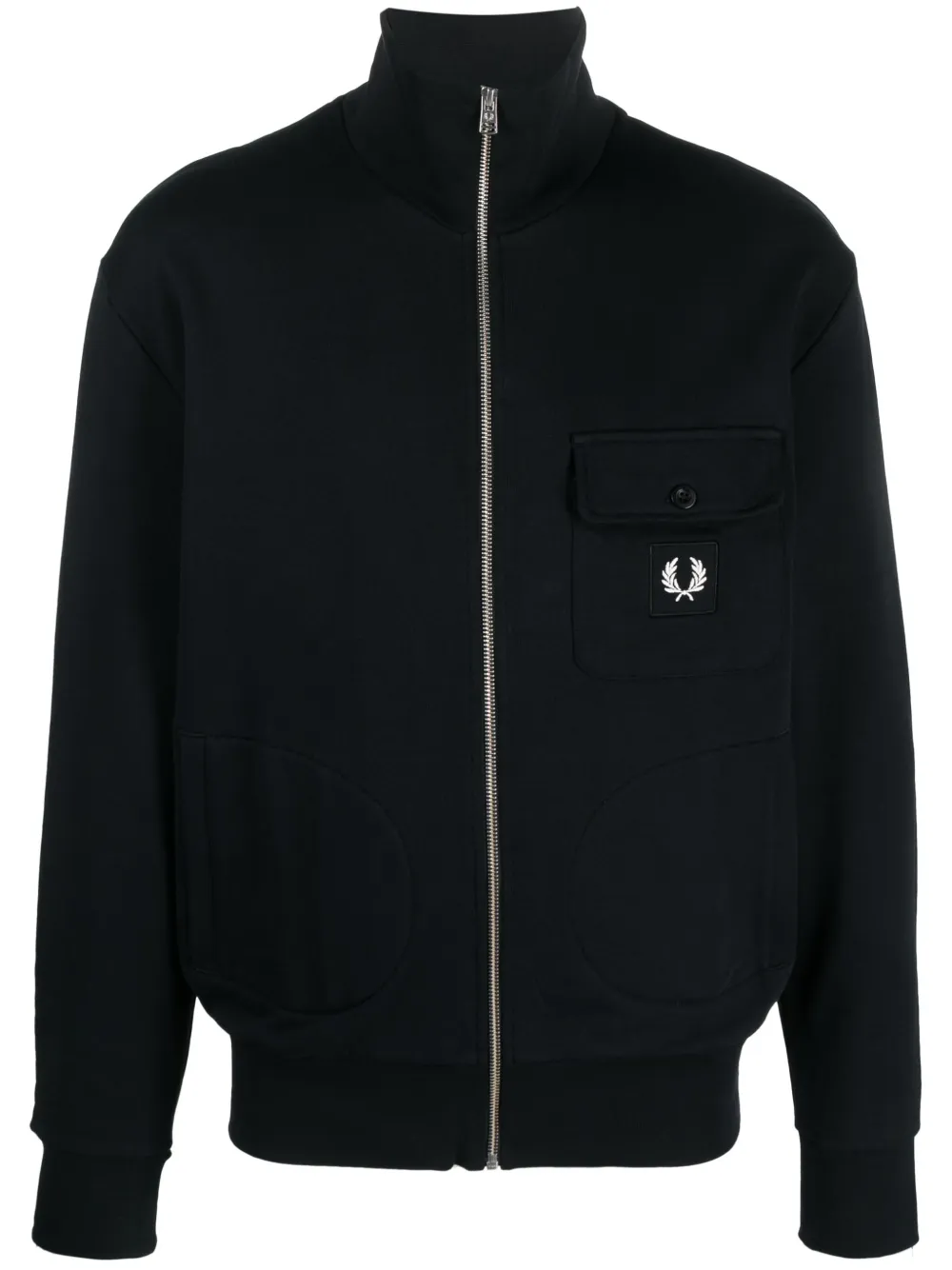 Fred Perry Jack met geborduurd logo Zwart