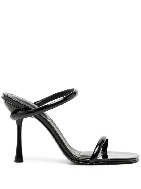 Simkhai Siren 90mm Leather Sandals in Black