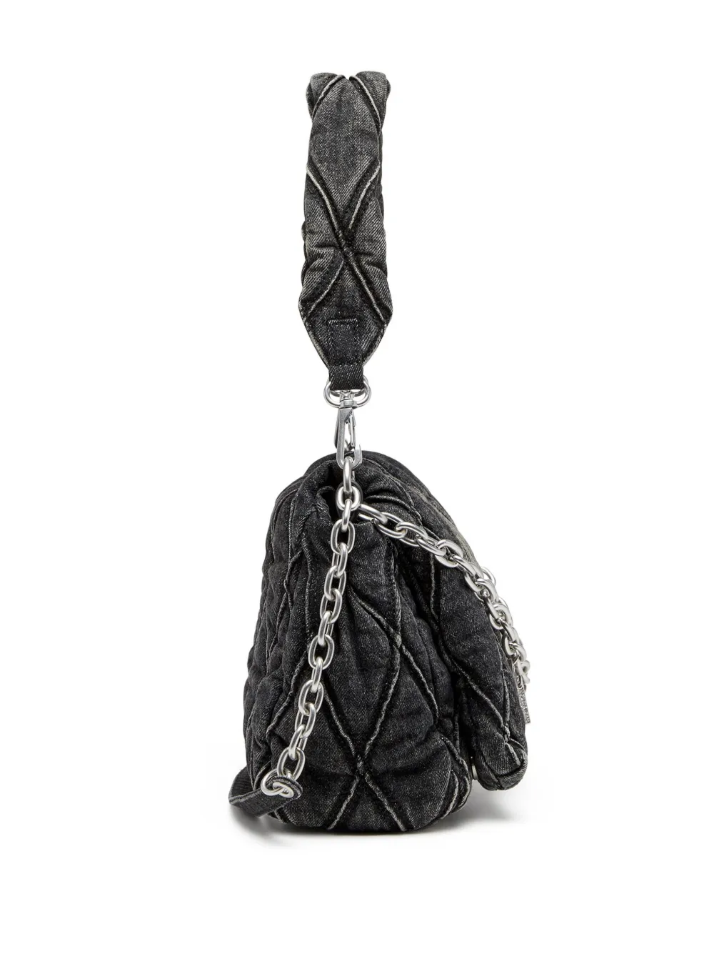 Diesel Charm-D gewatteerde shopper Zwart