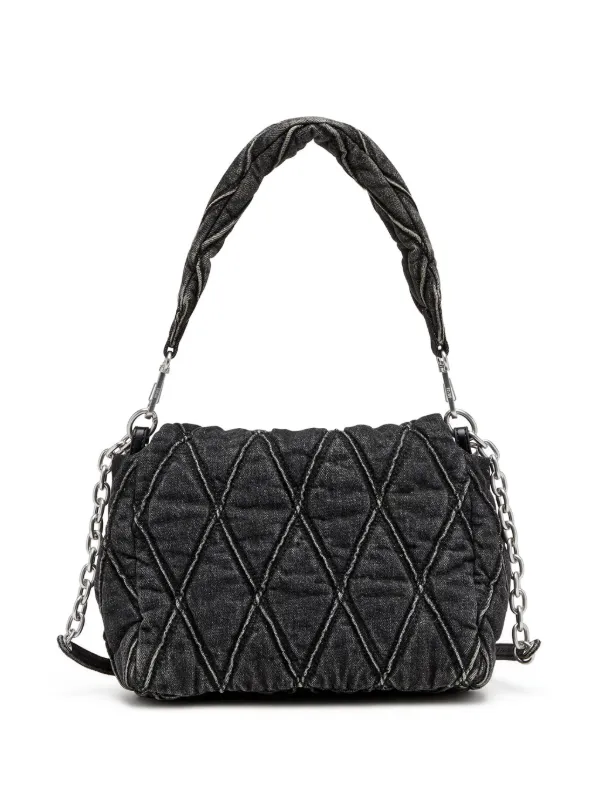 DIESEL Charm-D デニム ショルダーバッグ Diesel Charm-D Bags: denim shouder bags, small handbags