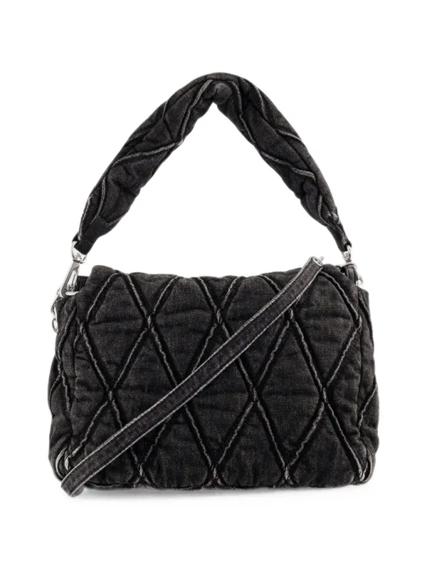 Diesel Charm-D キルティング ショルダーバッグ | ブラック | FARFETCH JP