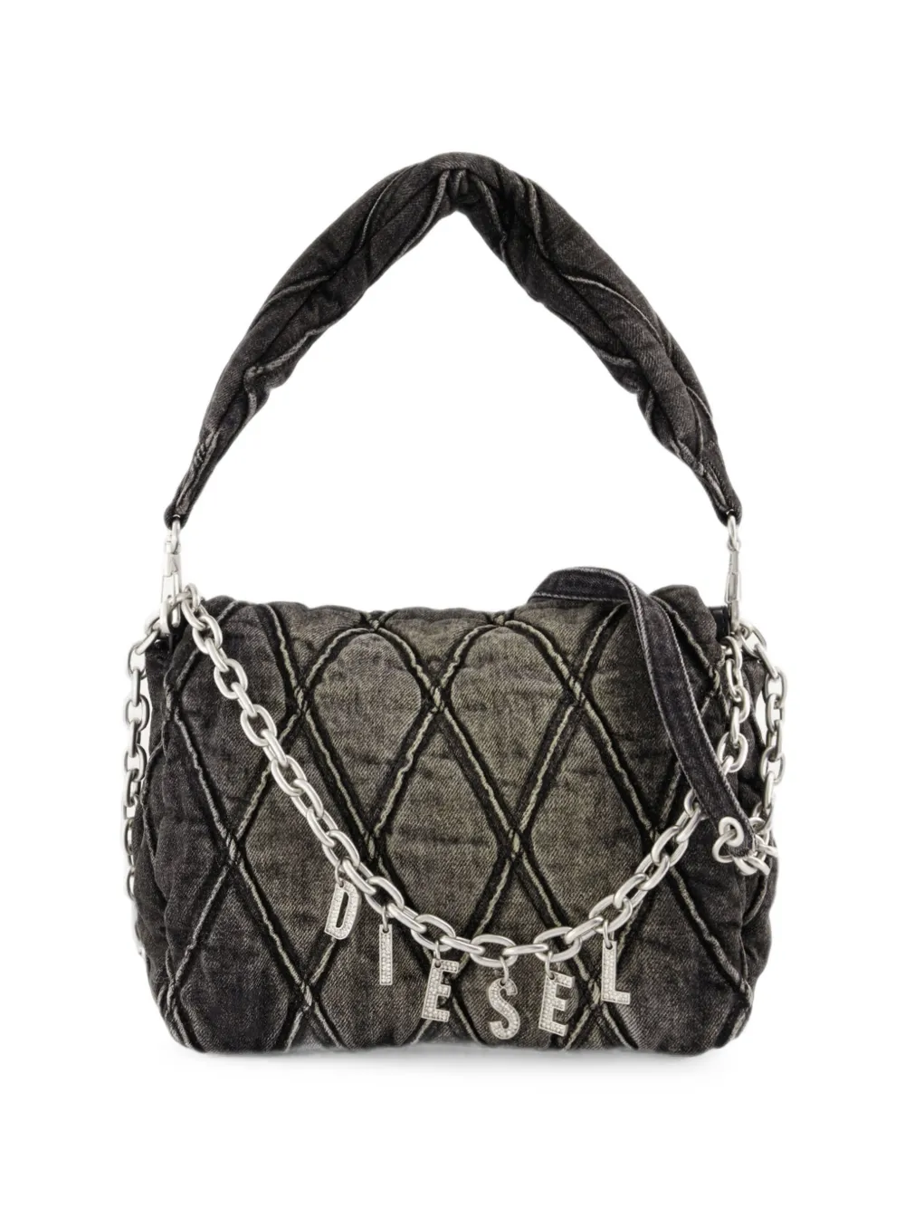 Diesel Charm-D gewatteerde shopper Zwart