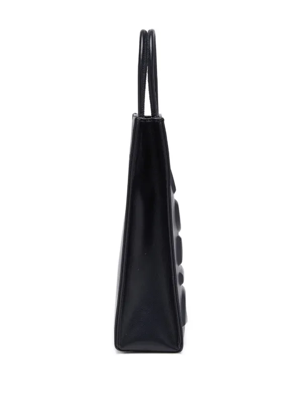 Diesel DSL 3D M X logo-embossed Tote Bag | Black | FARFETCH
