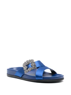 Manolo Blahnik◆PERSAN◆サテンサンダル 90mm Persan サテンサンダル 90mm - Manolo Blahnik - レディース