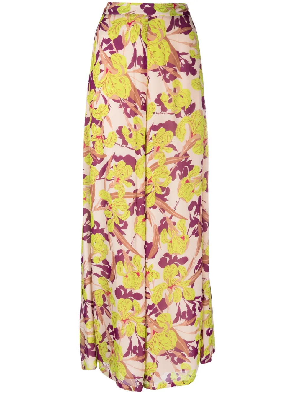 PINKO Rok met bloemenprint Beige