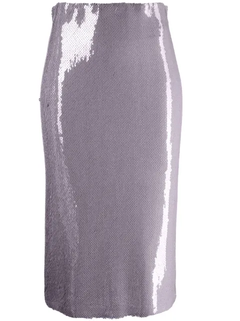 Nº21 sequin-embellished midi skirt 