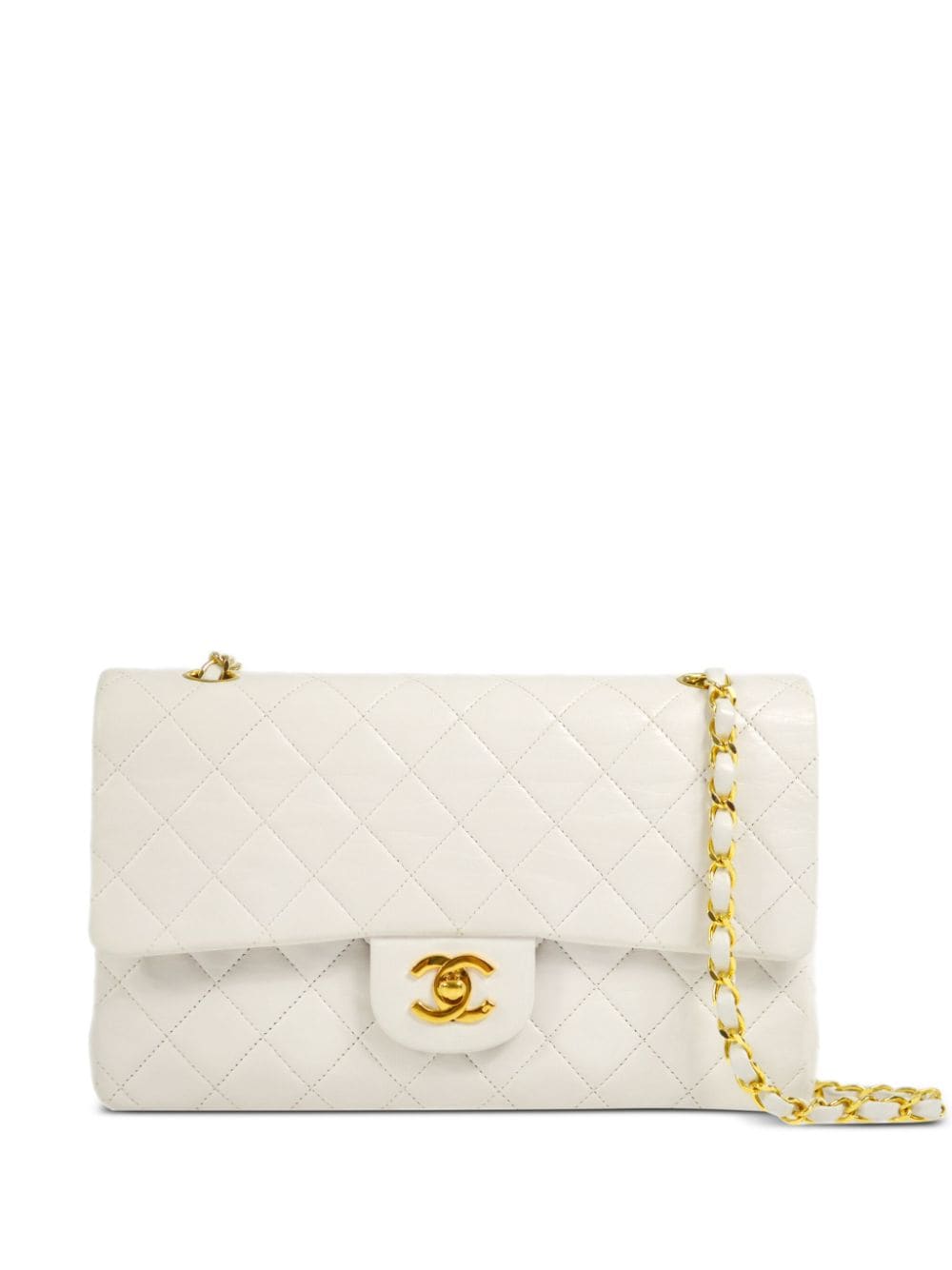 Image 1 of CHANEL Pre-Owned bolso de hombro Double Flap mediano 1990