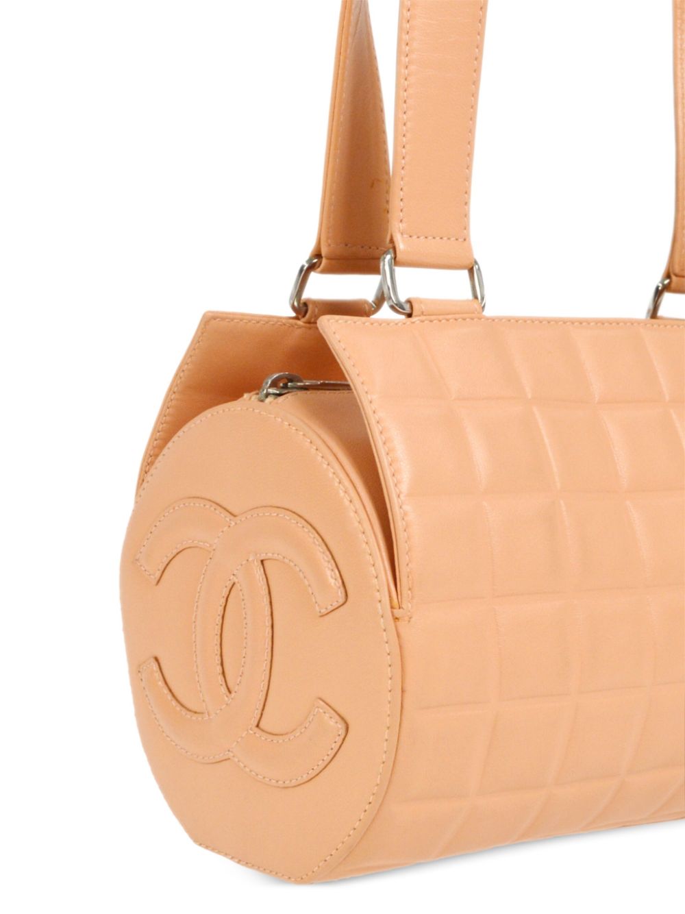 Chanel Vintage Mini Diamond CC Barrel Bag