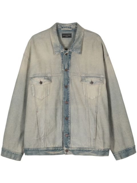 Balenciaga washed denim jacket Men