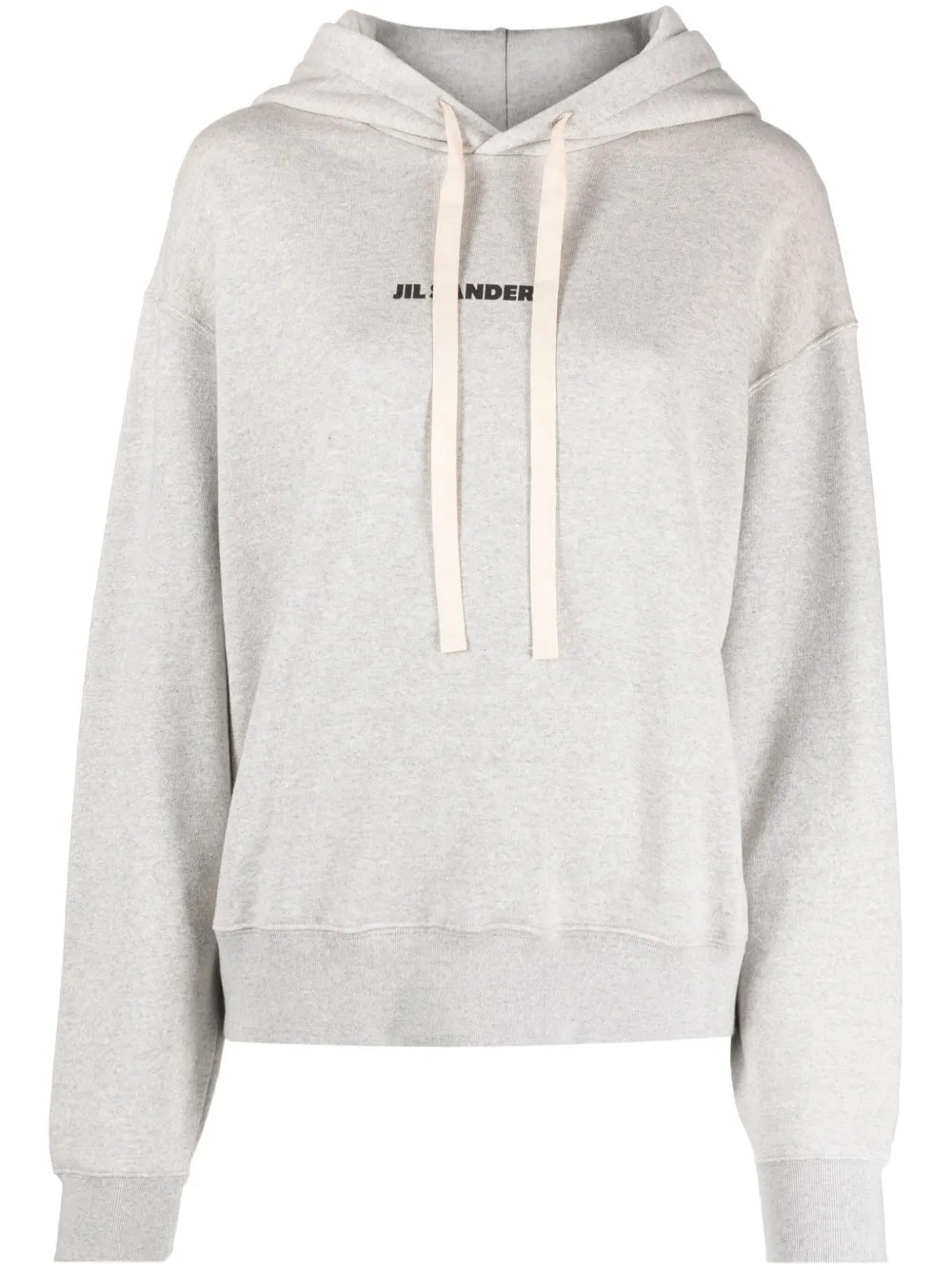 Jil Sander Oversize Hoodie In Gray