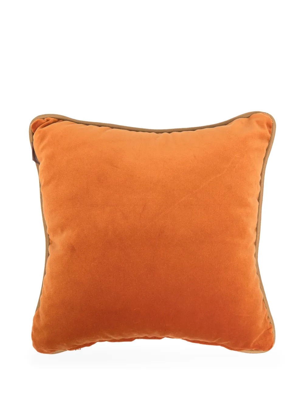 ETRO HOME Pegaso-motif velvet cushion - Roze