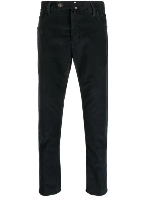 Incotex cotton slim-cut trousers