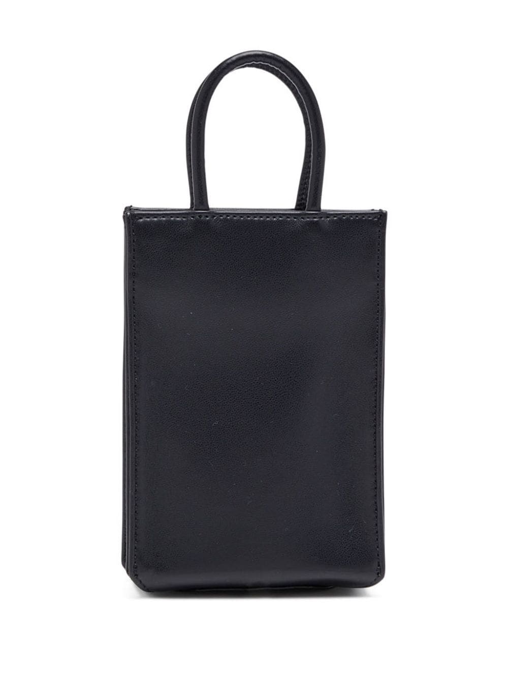 Shop Diesel Dsl 3d Mini X Logo-embossed Tote Bag In T8013 Black