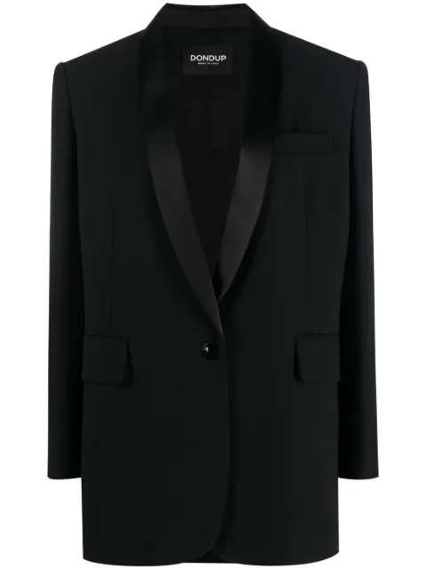 DONDUP single-breast virgin wool-blend jacket