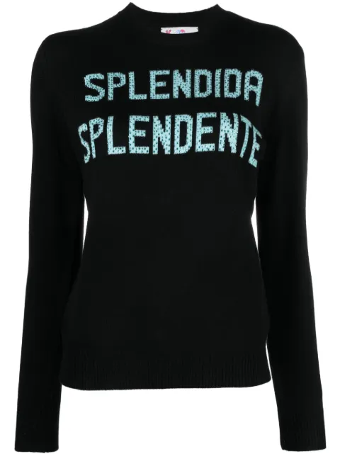 MC2 Saint Barth La Vedo Grigia jacquard jumper