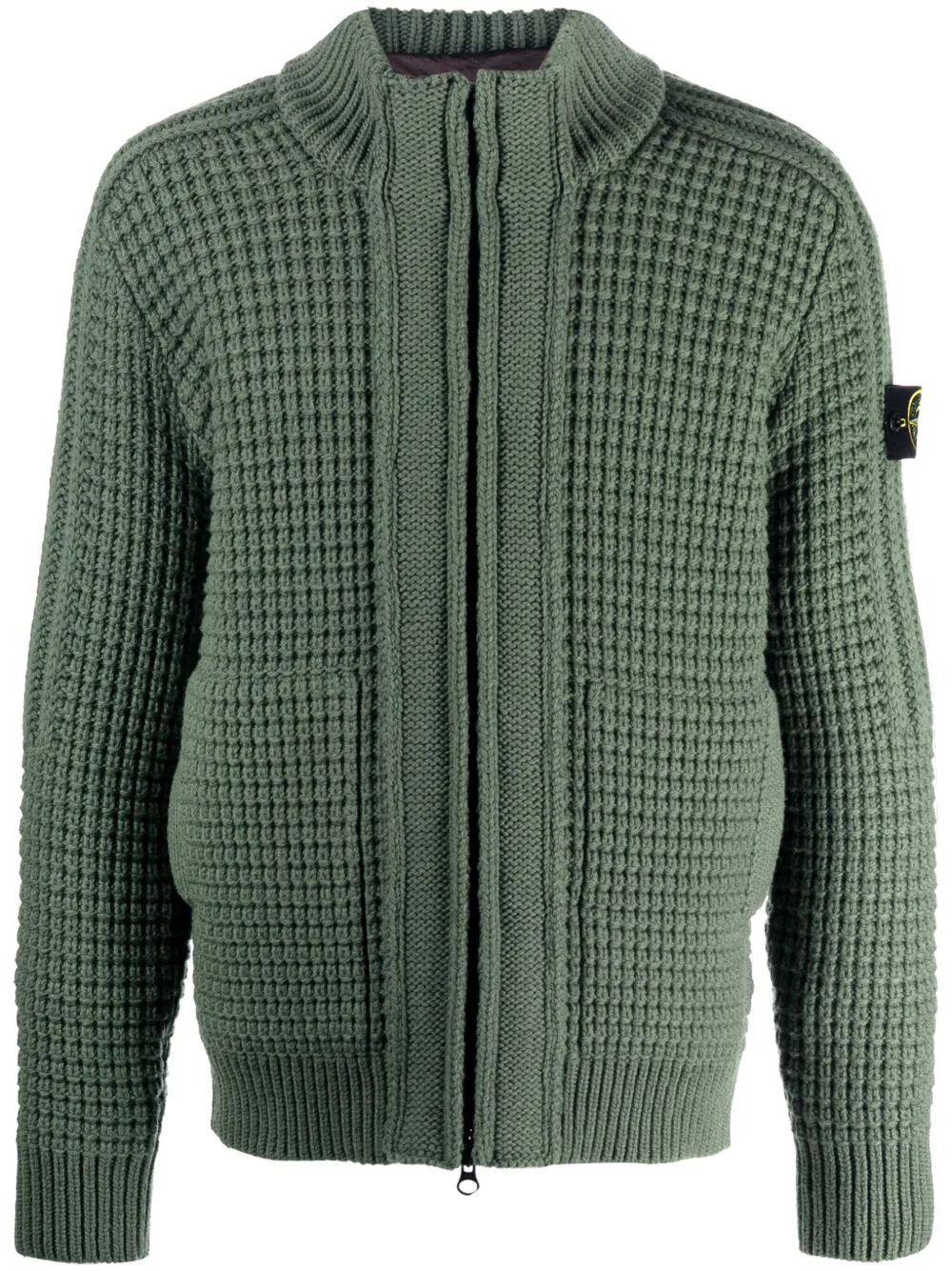 Stone Island Compass-badge Padded Cardigan - Farfetch