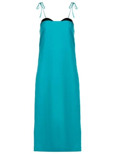 Adriana Degreas square-neck midi dress