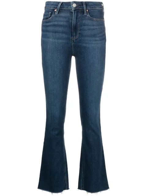 PAIGE Claudine raw cut-hem jeans