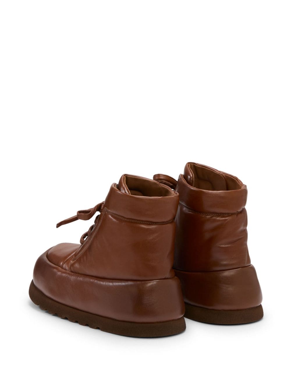 Shop Marsèll Bombo Leather Boots In Brown