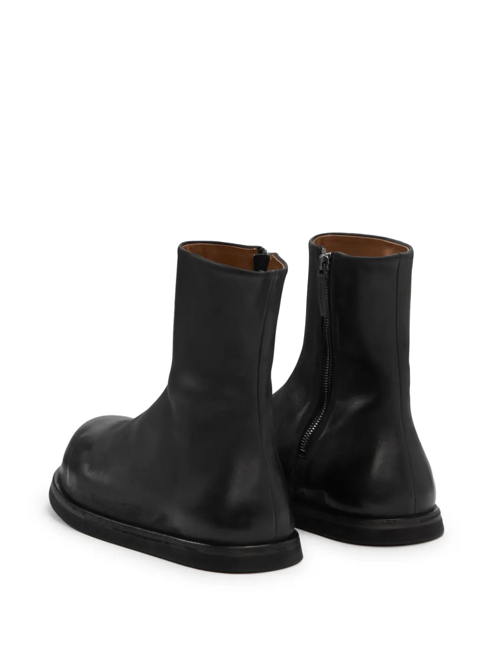 Marsèll Gigante Leather Boots In Black