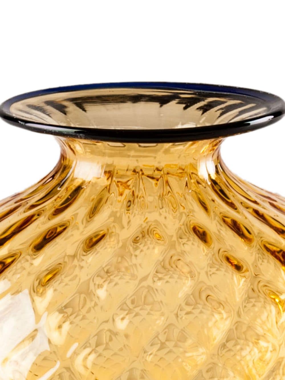 Shop Venini Monofiore Glass Vase In Yellow