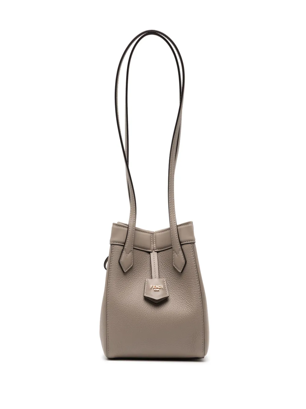 FENDI Borsa a spalla Origami mini - Marrone