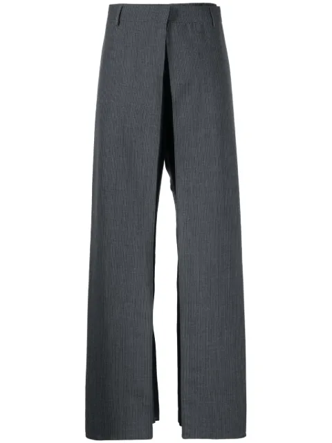 FENDI layered virgin wool trousers