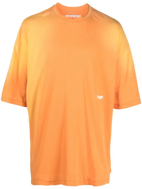 PDF logo-embroidered cotton T-shirt 