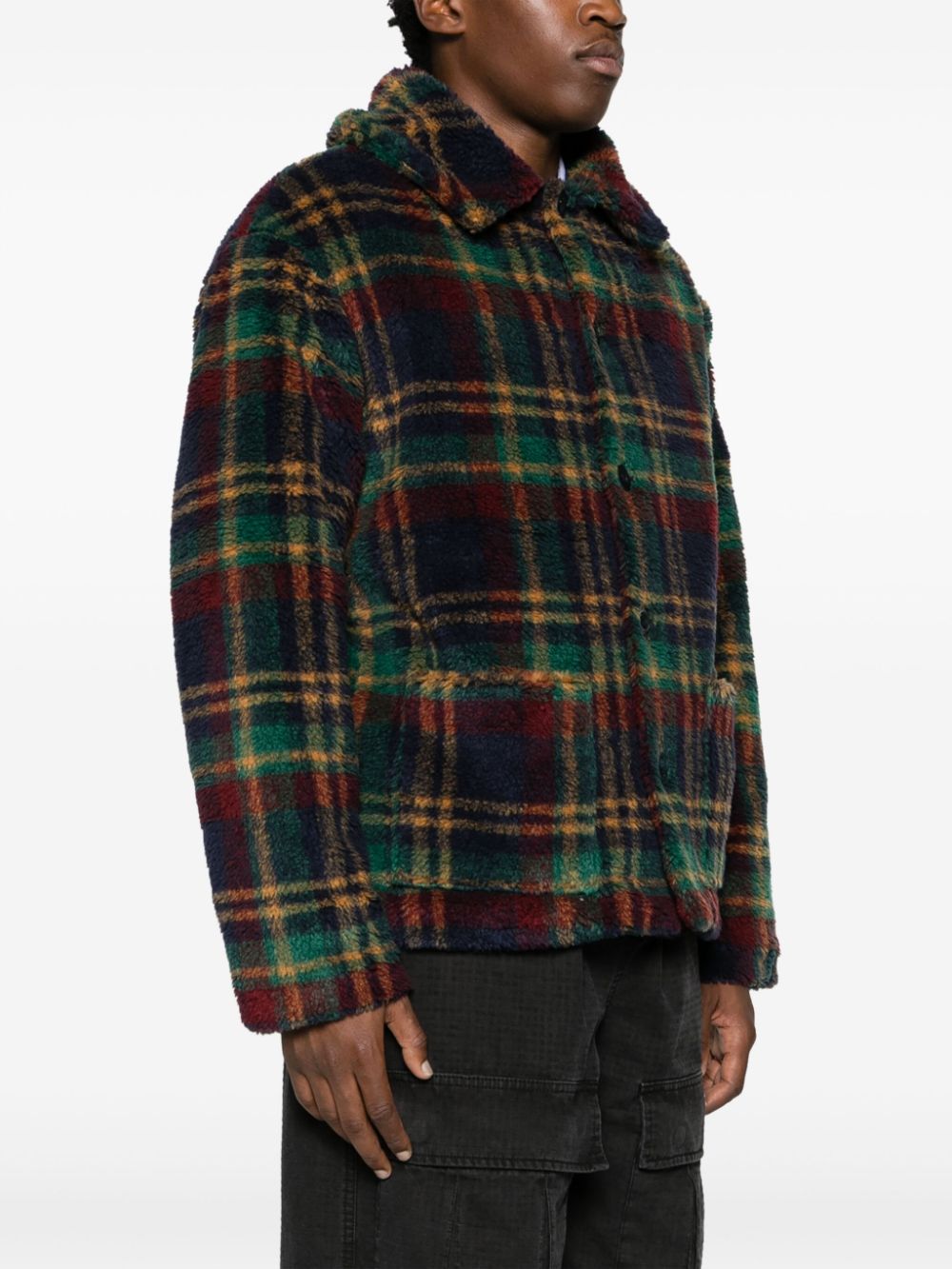 Drôle De Monsieur Reversible plaid-pattern Bomber Jacket - Farfetch