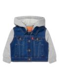 Levi's Kids hooded denim jacket - Blue