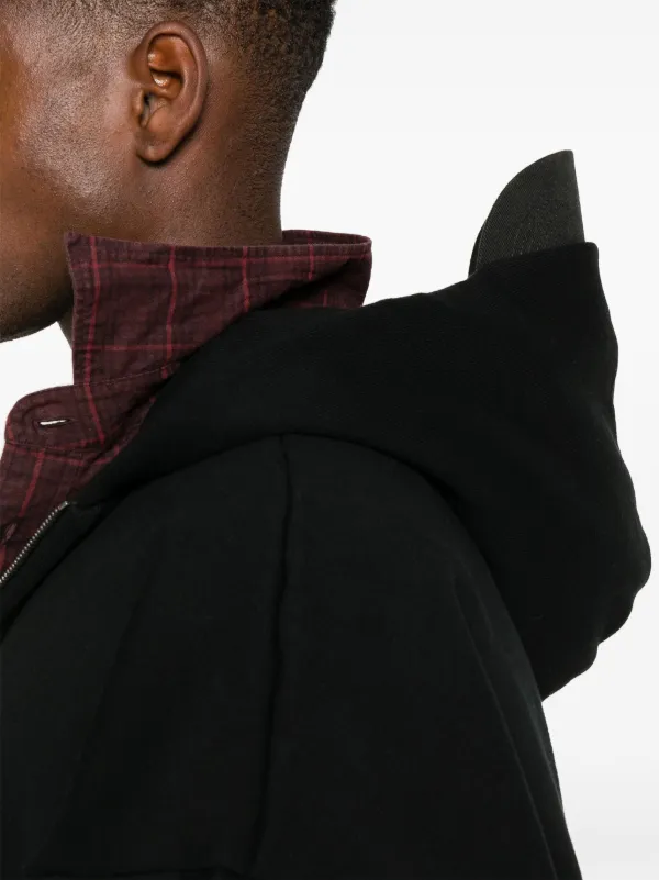 Balenciaga Layered Hoodie | Black | FARFETCH Balenciaga Layered Hoodie | Black | FARFETCH